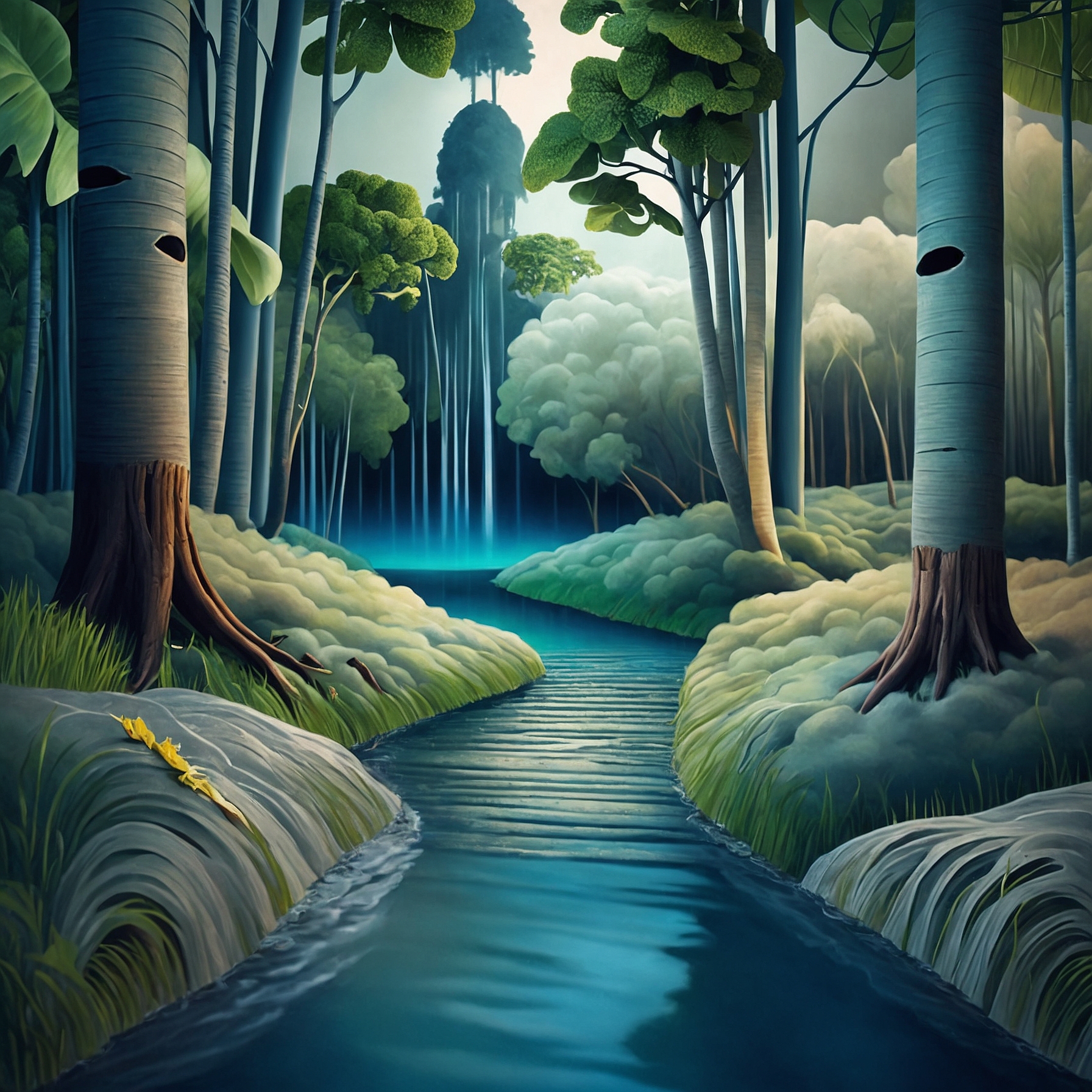 Verdant Reveries III – River Glow