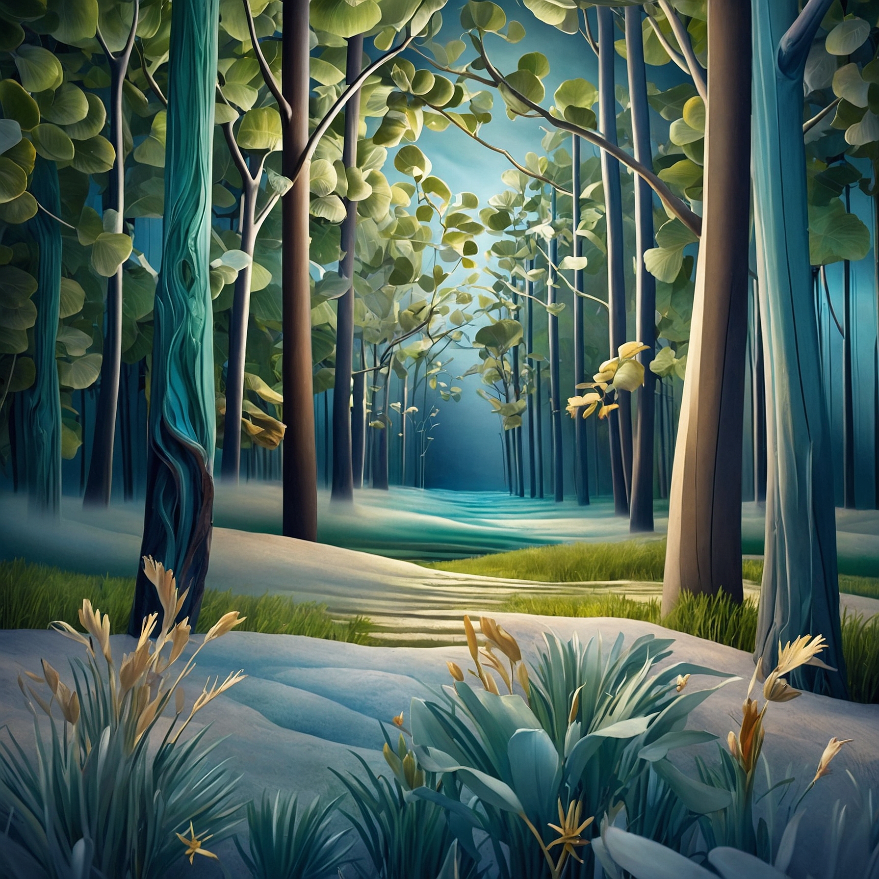 Verdant Reveries V – Forest Corridor