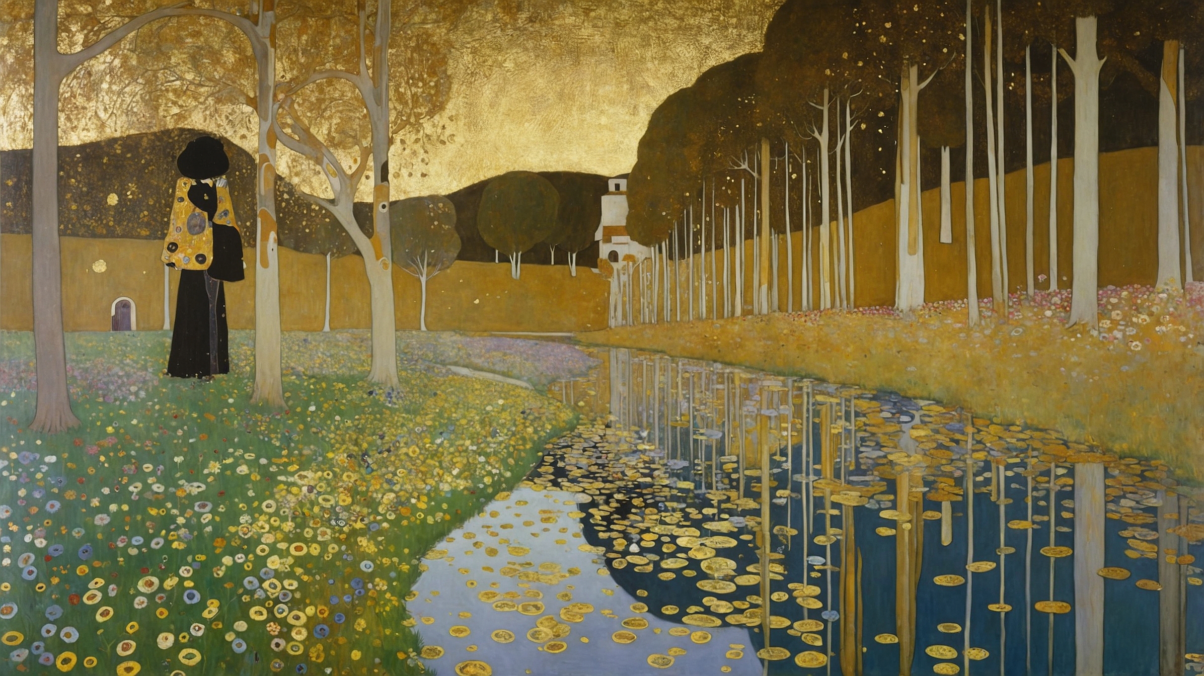 Golden Horizons VI – Spiegelnder Teich