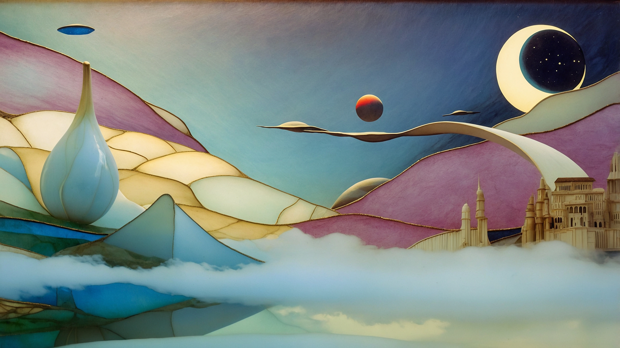 Stained Skylands IV – Crescent Bridge